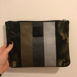 Ghurka Multicolor Striped Pouch